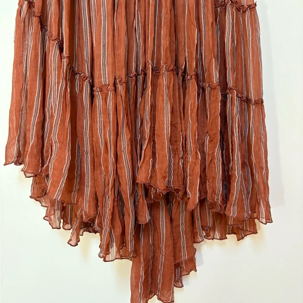 NWOT Free People FP One Ember Printed Midi Skirt Size XS